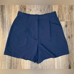 Abercrombie & Fitch Women's Navy Trouser Shorts